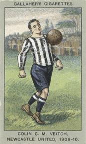 1910 Gallaher Association Football Club Colours #38 Colin Veitch Front