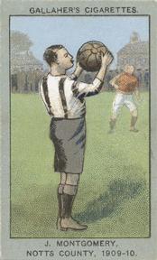 1910 Gallaher Association Football Club Colours #52 Jack Montgomery Front