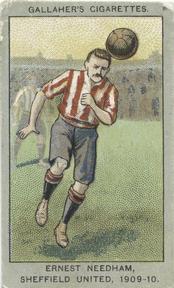 1910 Gallaher Association Football Club Colours #54 Ernest Needham Front