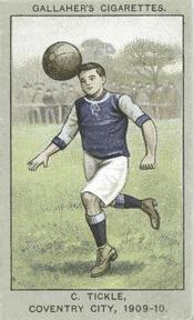1910 Gallaher Association Football Club Colours #56 Charles Tickle Front