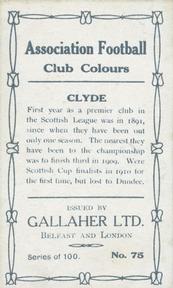 1910 Gallaher Association Football Club Colours #75 Tom McAteer Back