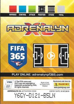 2018-19 Panini Adrenalyn XL FIFA 365 #4 Kevin De Bruyne Back