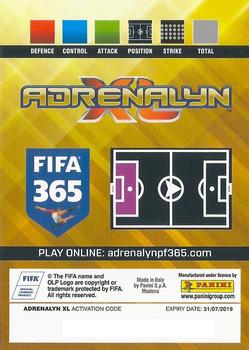 2018-19 Panini Adrenalyn XL FIFA 365 #70 Keylor Navas Back