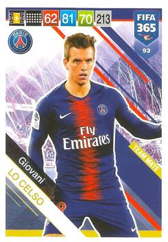 2018-19 Panini Adrenalyn XL FIFA 365 #93 Giovani Lo Celso Front