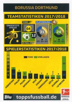 2018-19 Topps Match Attax Bundesliga #64 Clubkarte Back