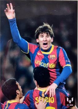 2013 Icons Official Messi Card Collection (UK/Spain) #25 Lionel Messi / Sergio Busquets Front