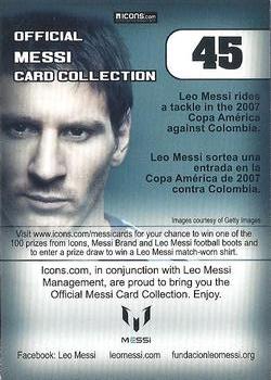 2013 Icons Official Messi Card Collection (UK/Spain) #45 Lionel Messi Back
