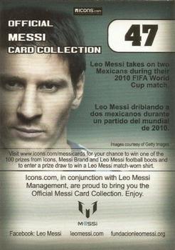 2013 Icons Official Messi Card Collection (UK/Spain) #47 Lionel Messi Back