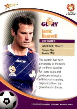 2006 Select A-League #66 Jamie Harnwell Back