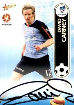 2006 Select A-League - Signatures #A8 David Carney Front