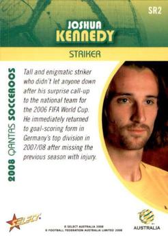 2008-09 Select A-League - Socceroos #SR2 Joshua Kennedy Back