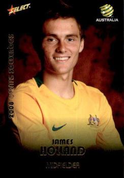 2008-09 Select A-League - Socceroos #SR22 James Holland Front