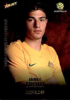2008-09 Select A-League - Socceroos #SR27 James Troisi Front