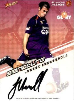 2008-09 Select A-League - Signatures #A5 Jamie Harnwell Front