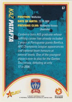 2009-10 Select A-League #67 Kaz Patafta Back