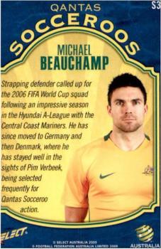 2009-10 Select A-League - Socceroos #S3 Michael Beauchamp Back