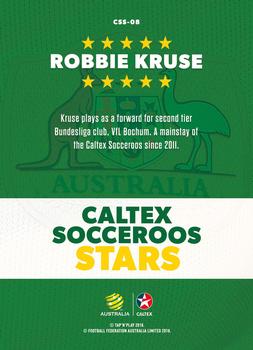 2018 Tap 'N' Play Caltex Socceroos - Stars #CSS-08 Robbie Kruse Back