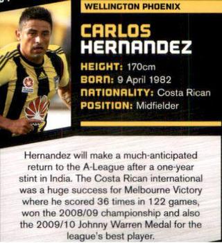 2013-14 SE Products A-League & Socceroos #84 Carlos Hernandez Back