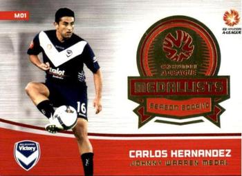 2013-14 SE Products A-League & Socceroos - Medallists #M01 Carlos Hernandez Front