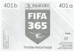 2019 Panini FIFA 365 (Grey Back) #401 Egypt / Uruguay Back