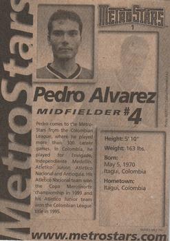 2001 New York/New Jersey MetroStars #1 Pedro Alvarez Back