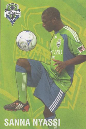 2009 Seattle Sounders Welcome To MLS #NNO Sanna Nyassi Front