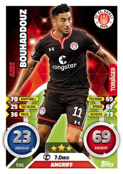 2016-17 Topps Match Attax Bundesliga Extra #596 Aziz Bouhaddouz Front