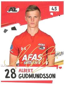 2019 Albert Heijn Eredivisie Voetbalplaatjes #45 Albert Gudmundsson Front