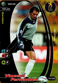 2001-02 Wizards of the Coast Football Champions (France) #113 Vincent Fernandez Front