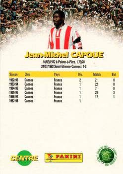 1998-99 Panini Foot Cards 98 #32 Jean-Michel Capoue Back