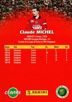 1998-99 Panini Foot Cards 98 #49 Claude Michel Back