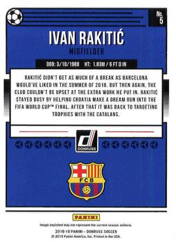 2018-19 Donruss #5 Ivan Rakitic Back
