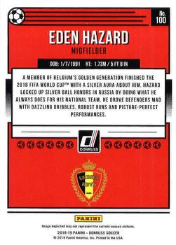 2018-19 Donruss #100 Eden Hazard Back