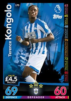 2018-19 Topps Match Attax Premier League #170 Terence Kongolo Front