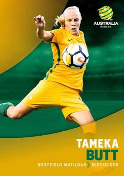 2017-18 Tap 'N' Play Football Australia #024 Tameka Butt Front