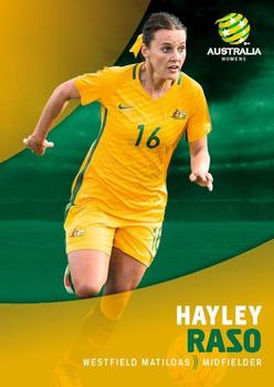 2017-18 Tap 'N' Play Football Australia #037 Hayley Raso Front