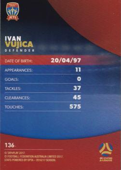 2017-18 Tap 'N' Play Football Australia #136 Ivan Vujica Back