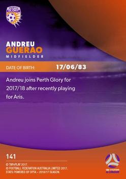 2017-18 Tap 'N' Play Football Australia #141 Andreu Guerao Back