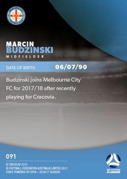 2017-18 Tap 'N' Play Football Australia - Silver #091 Marcin Budzinski Back