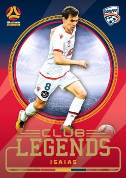 2017-18 Tap 'N' Play Football Australia - Club Legends #CL-01 Isaias Sanchez Front
