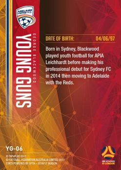 2017-18 Tap 'N' Play Football Australia - Young Guns #YG-06 George Blackwood Back