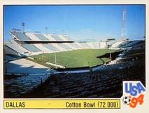 1994 Panini World Cup (International, Black Backs) #11 Cotton Bowl Front