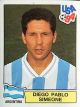 1994 Panini World Cup (International, Black Backs) #253 Diego Simeone Front
