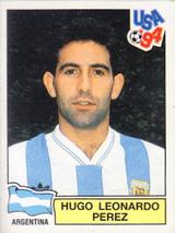 1994 Panini World Cup (International, Black Backs) #254 Hugo Perez Front