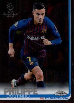 2018-19 Topps Chrome UEFA Champions League #22 Philippe Coutinho Front
