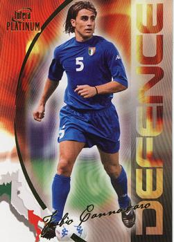 2003 Futera Platinum World Football #51 Fabio Cannavaro Front