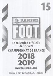 2018-19 Panini FOOT #15 Gaoussou Traoré Back
