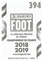 2018-19 Panini FOOT #394 Rémi Oudin Back