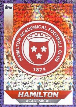 2018-19 Topps Match Attax SPFL #55 Hamilton Academical Club Badge Front