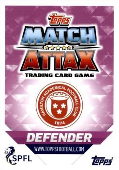 2018-19 Topps Match Attax SPFL #61 Alex Gogic Back